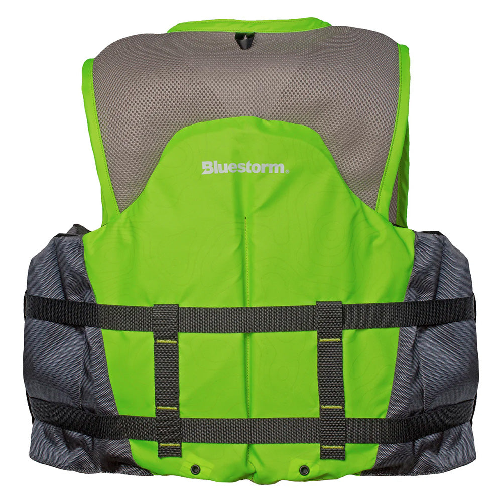 Bluestorm Sportsman Adult Mesh Fishing Life Jacket - Hi-Vis - 2XL/3XL - Boat Gear USA