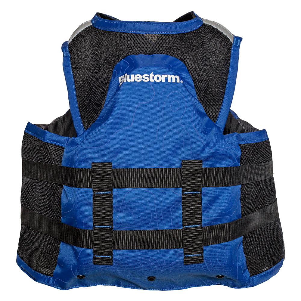 Bluestorm Sportsman Youth Mesh Fishing Life Jacket - Deep Blue - Boat Gear USA