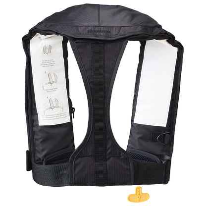 Bluestorm Stratus 35 Auto Type II Inflatable PFD - Apex Black - Boat Gear USA