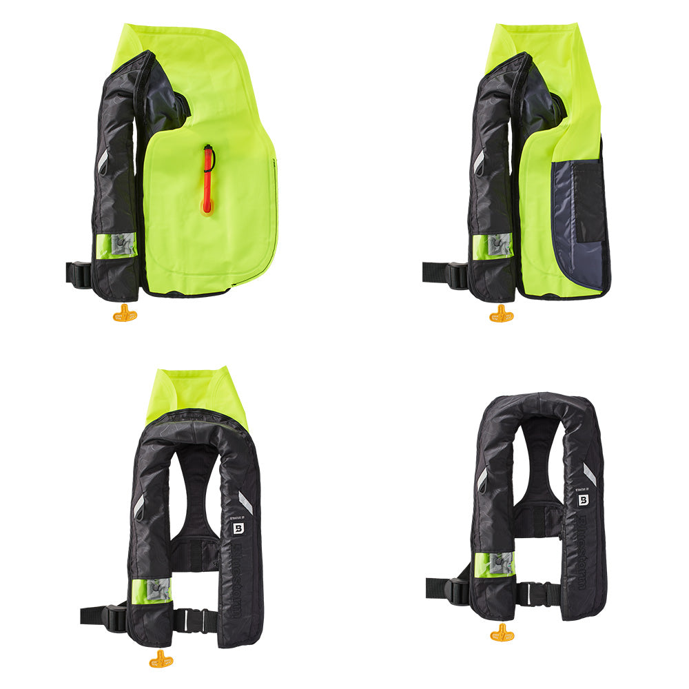 Bluestorm Stratus 35 Auto Type II Inflatable PFD - Apex Black - Boat Gear USA