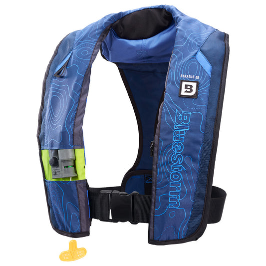 Bluestorm Stratus 35 Auto Type II Inflatable PFD - Deep Blue - Boat Gear USA