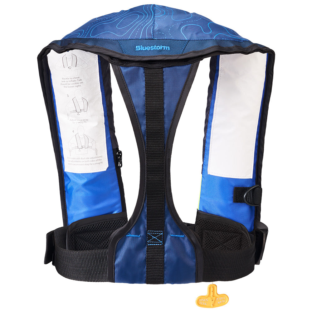 Bluestorm Stratus 35 Auto Type II Inflatable PFD - Deep Blue - Boat Gear USA