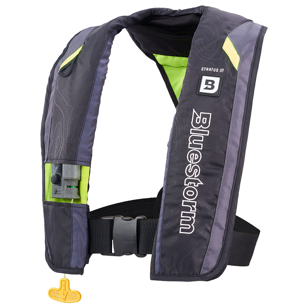 Bluestorm Stratus 35 Auto Type II Inflatable PFD - Hi-Vis - Boat Gear USA