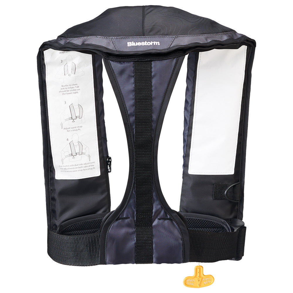 Bluestorm Stratus 35 Auto Type II Inflatable PFD - Hi-Vis - Boat Gear USA