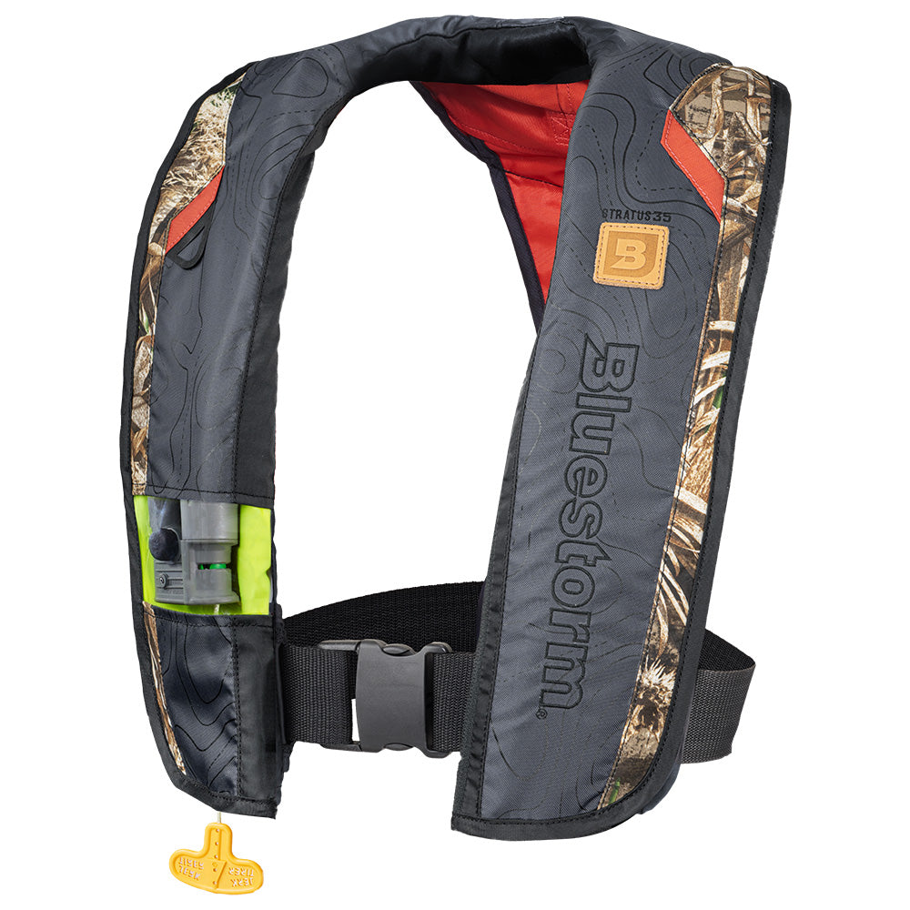 Bluestorm Stratus 35 Auto Type II Inflatable PFD - MAX5 Camo - Boat Gear USA