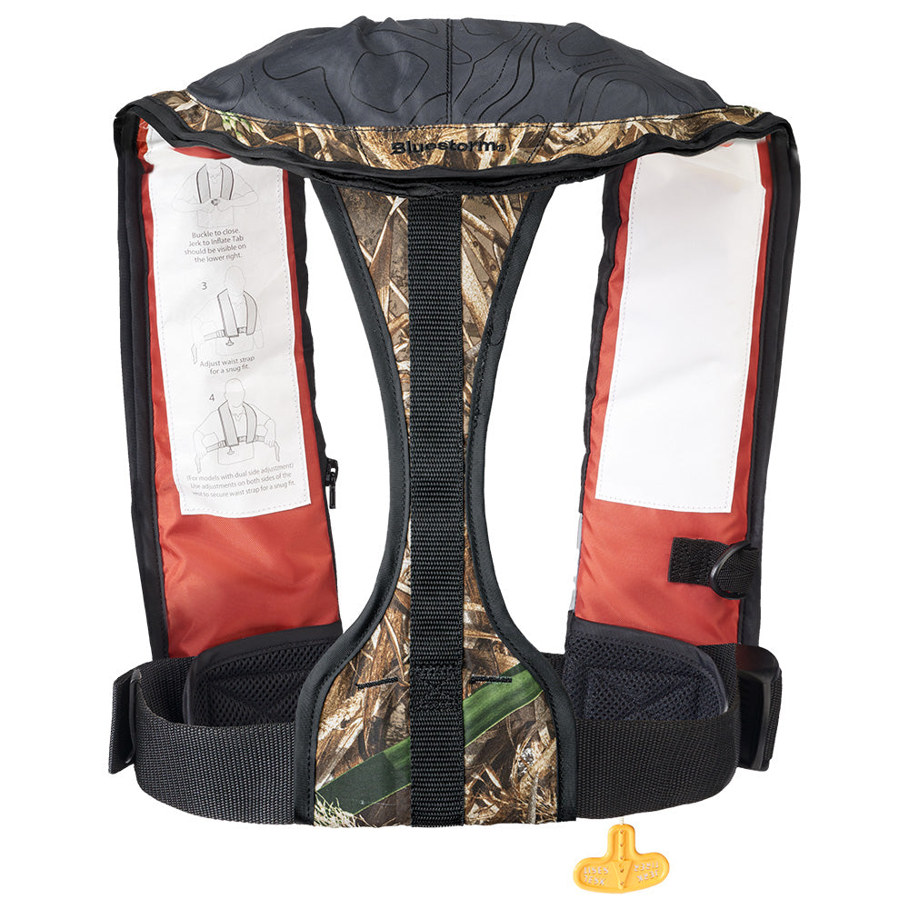 Bluestorm Stratus 35 Auto Type II Inflatable PFD - MAX5 Camo - Boat Gear USA