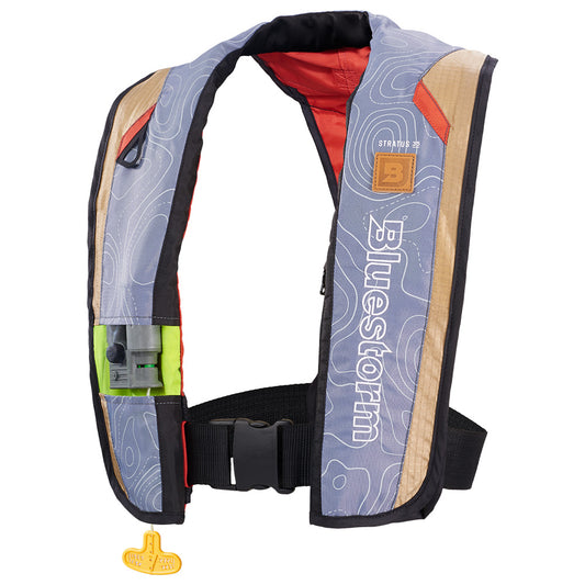 Bluestorm Stratus 35 Auto Type II Inflatable PFD - Tan - Boat Gear USA