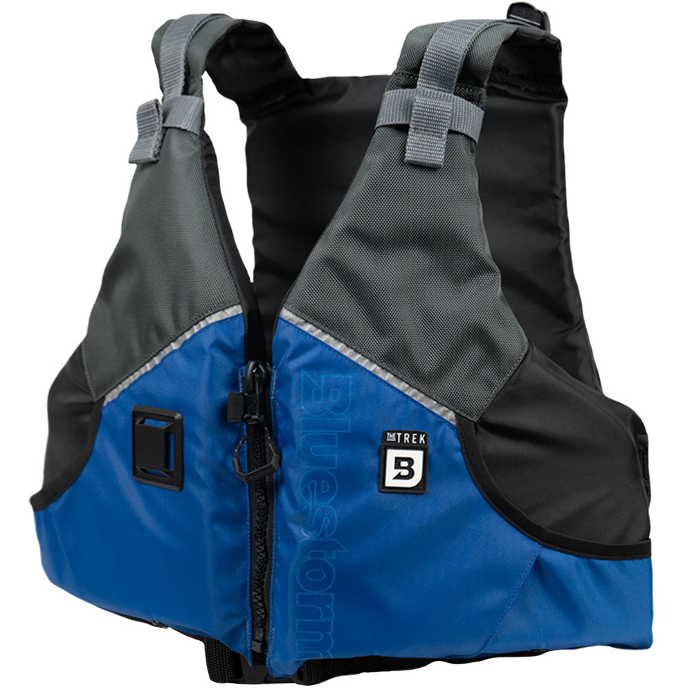 Bluestorm Trek Adult Universal Paddling Vest - Deep Blue - Boat Gear USA