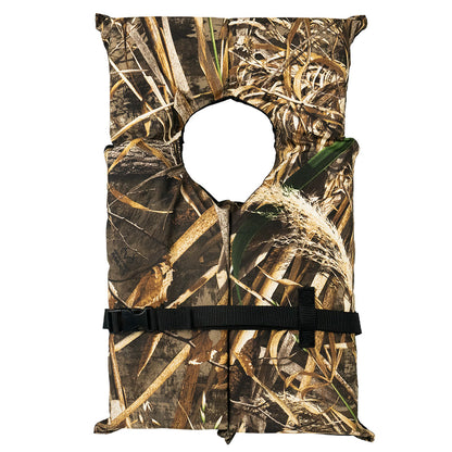 Bluestorm Type II Adult Universal Foam Life Jacket - MAX5 Camo - Boat Gear USA