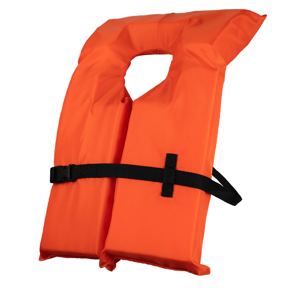 Bluestorm Type II Adult Universal Foam Life Jacket - Orange - Boat Gear USA