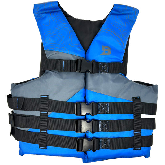 Bluestorm Type III Adult Universal Foam Life Jacket - Blue - Boat Gear USA
