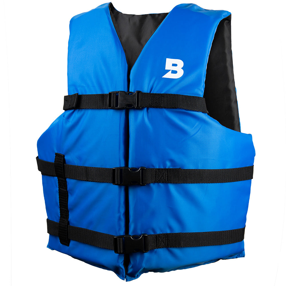 Bluestorm Type III General Boating Adult Universal Foam Life Jacket - Blue - Boat Gear USA