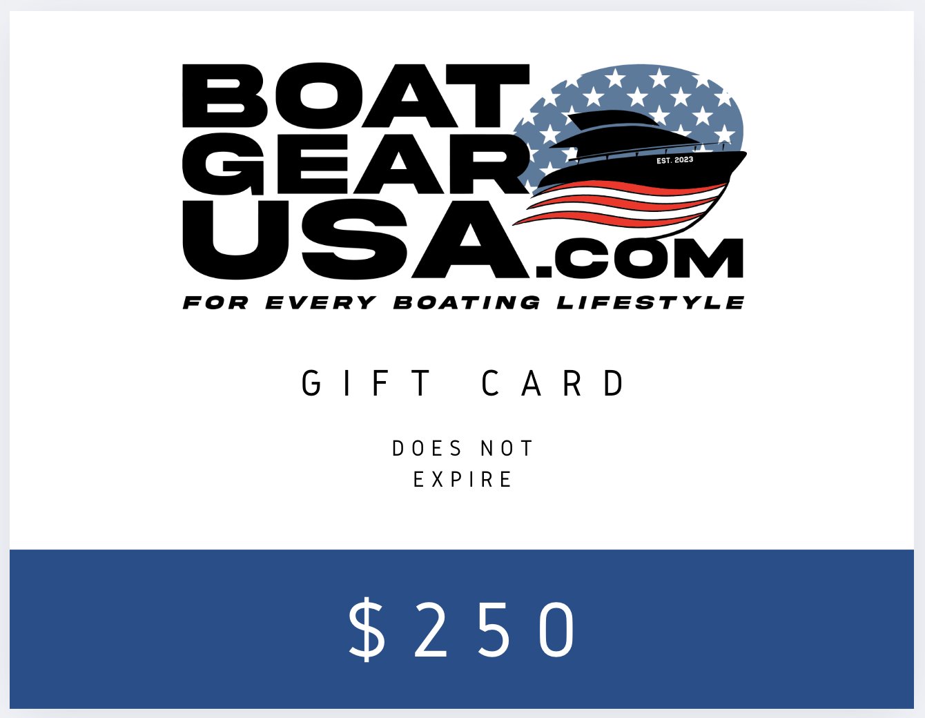 BOAT GEAR USA GIFT CARD - Boat Gear USA