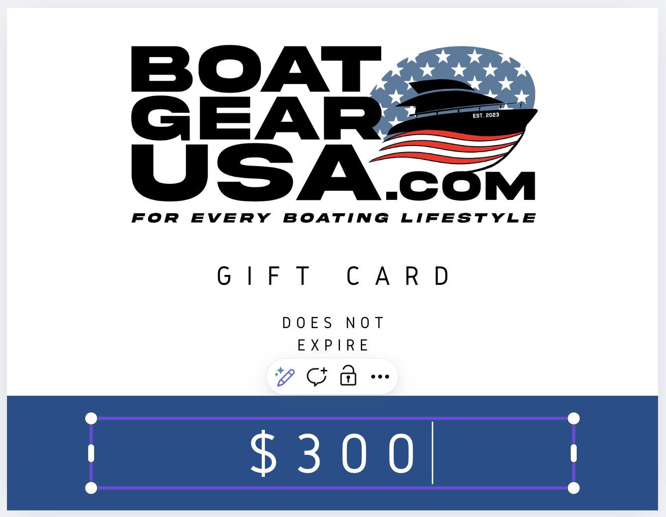 BOAT GEAR USA GIFT CARD - Boat Gear USA