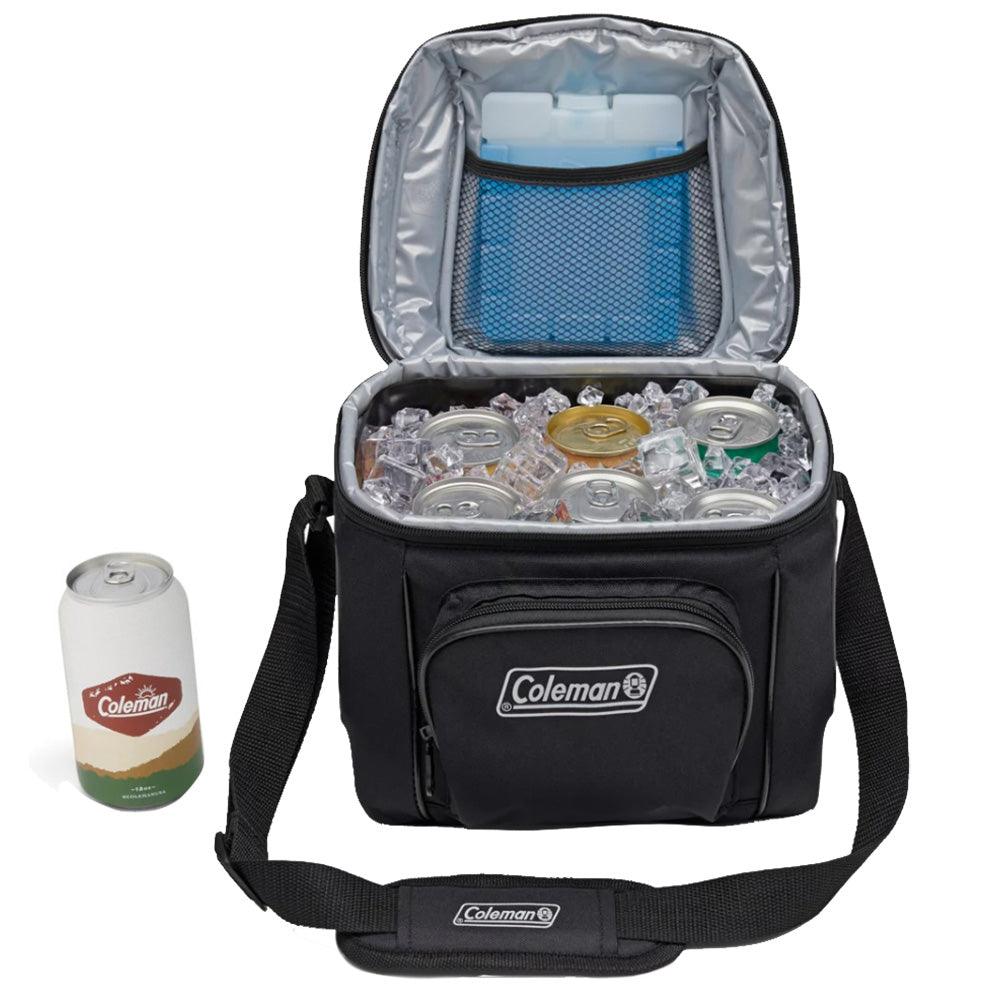 Coleman CHILLER™ 9-Can Soft-Sided Portable Cooler - Black - Boat Gear USA