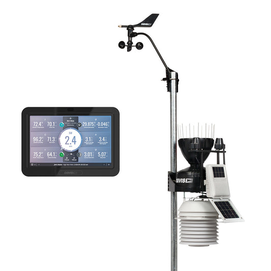 Davis Vantage Pro2 Wireless Weather Station w/WeatherLink Console, 24hr Fan Aspirated Radiation Shield, UV & Solar Sensors - Boat Gear USA