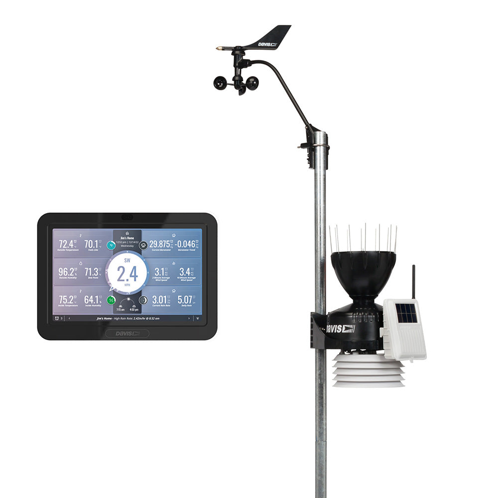 Davis Vantage Pro2 Wireless Weather Station w/WeatherLink Console & Standard Radiation Shield - Boat Gear USA