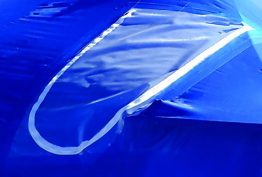 DR.SHRINK - 36' X 72' ZIPPER DOOR ACCESS BLUE - DS-72B - Boat Gear USA