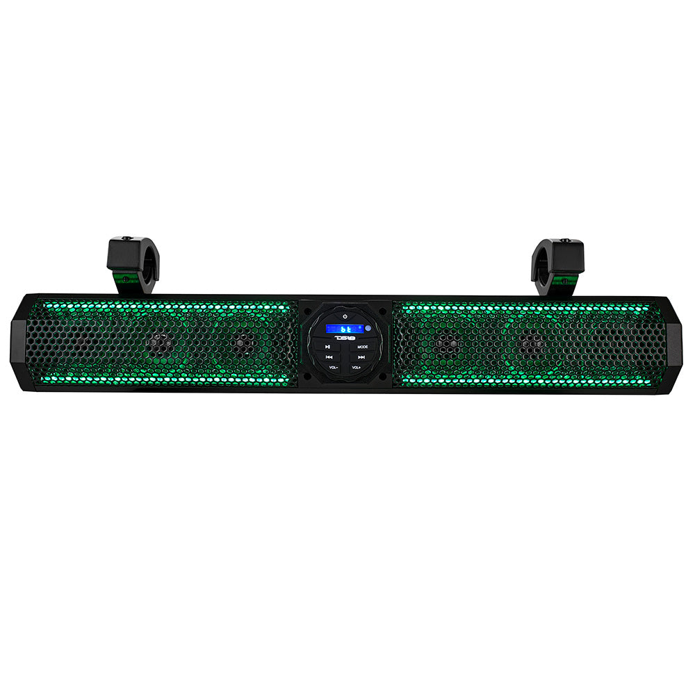 DS18 26" Marine Amplified Sound Bar w/Bluetooth 600W w/6 Speaker System & RGB LED - Boat Gear USA