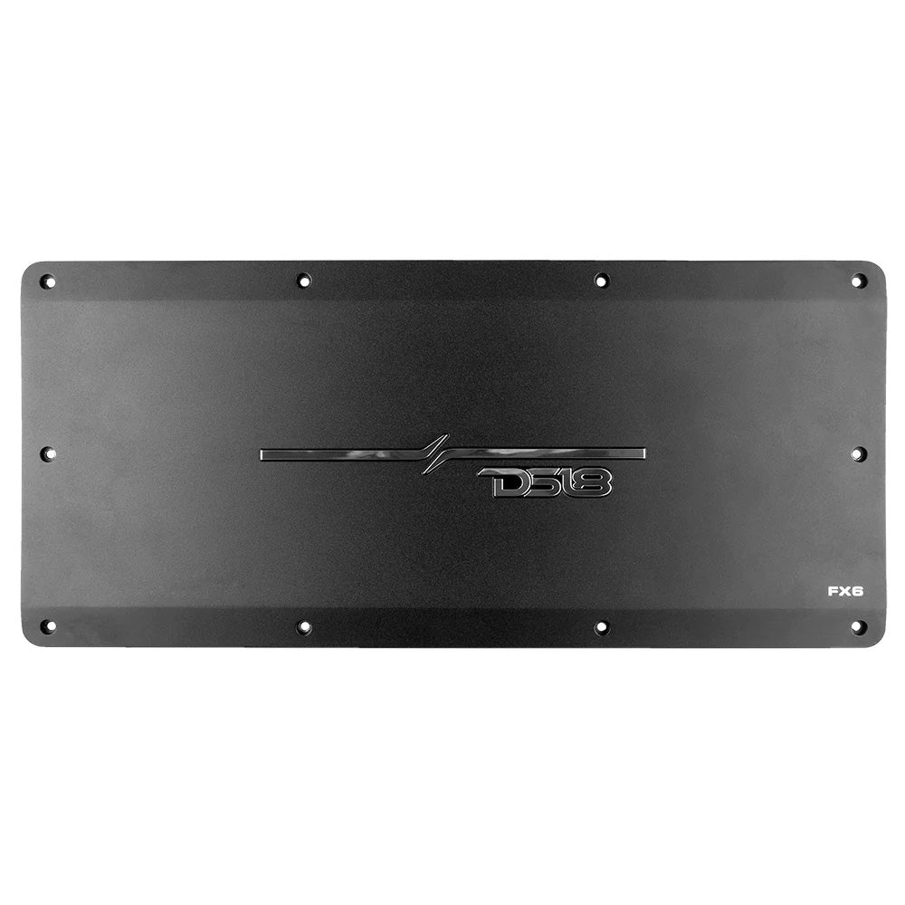 DS18 Flush/Surface Mount 6-Channel Class D Amplifier w/Acrylic Cover - 6x180W RMS @ 4 Ohm - Boat Gear USA