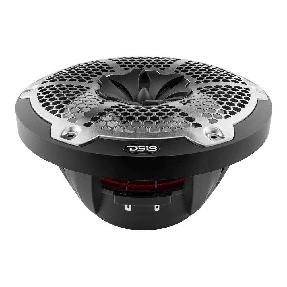 DS18 HYDRO 10" 2-Way Speakers w/Bullet Tweeter & Integrated RGB LED Lights - Black - Boat Gear USA