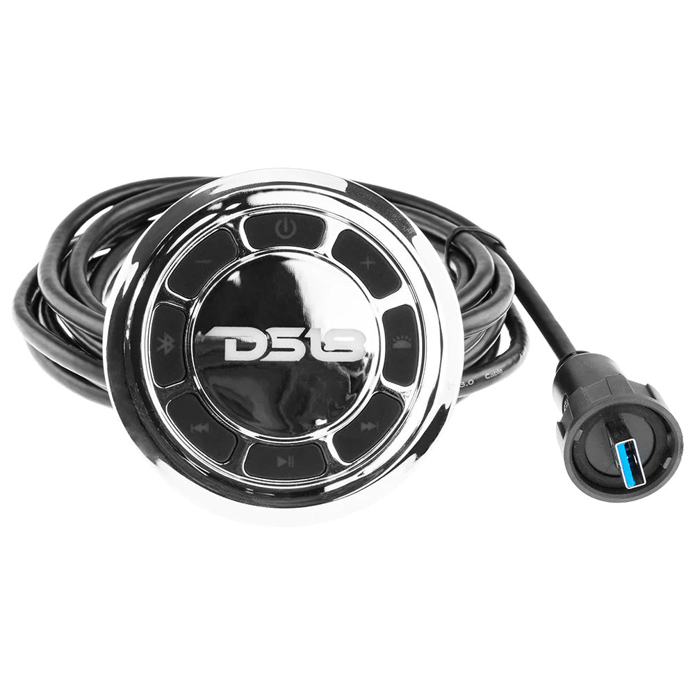 DS18 HYDRO 35" Amplified 2-Way Sound Bar Speaker System w/Bluetooth & RGB LED Lights - 800W - Waterproof - Boat Gear USA