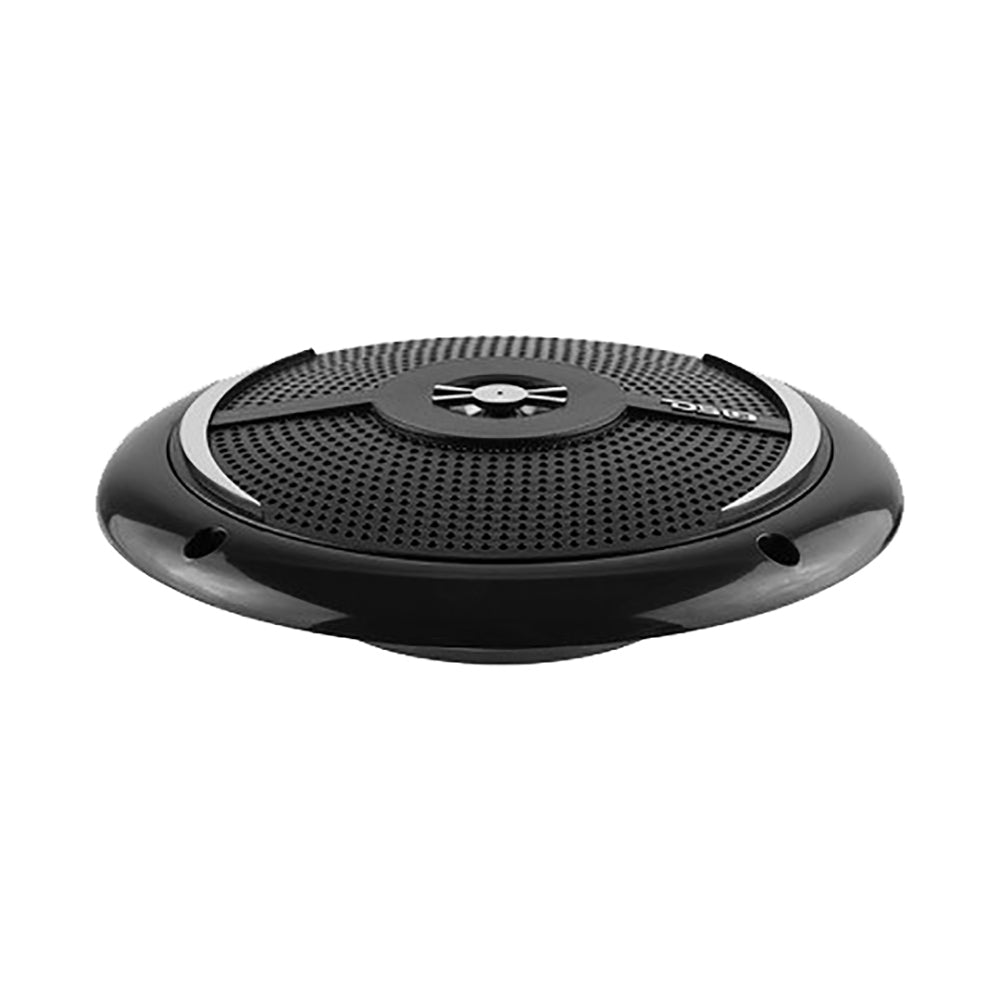 DS18 HYDRO 6.5" 2-Way Marine Slim Speakers w/RGB LED Lighting 100W - Black - Boat Gear USA