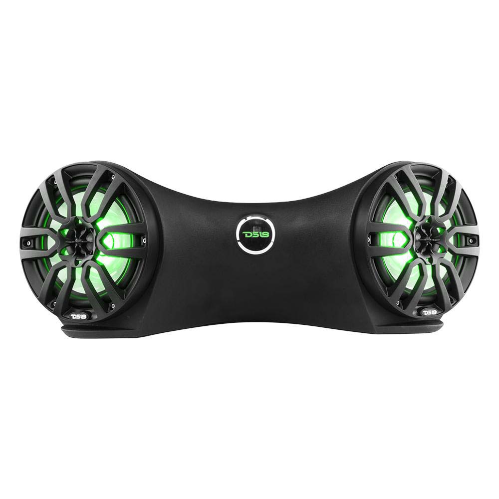 DS18 HYDRO 8" NXL-8BK Jetski Rear Sound Bar w/RGB LED Light - Boat Gear USA