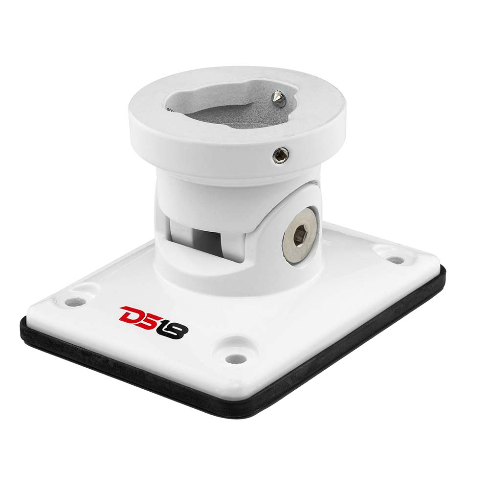 DS18 HYDRO Universal Flat Swivel Mount - White - Boat Gear USA