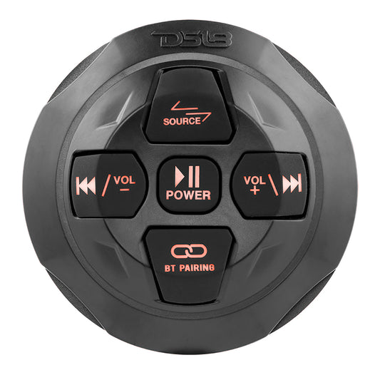 DS18 Marine Waterproof Bluetooth Streaming Audio Receiver Round Controller - f/Android & iPhone - Boat Gear USA