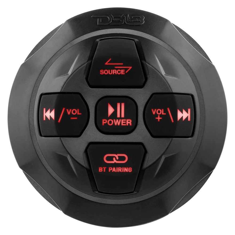 DS18 Waterproof Universal Bluetooth Streaming Audio Receiver w/Controller & Microphone - Boat Gear USA