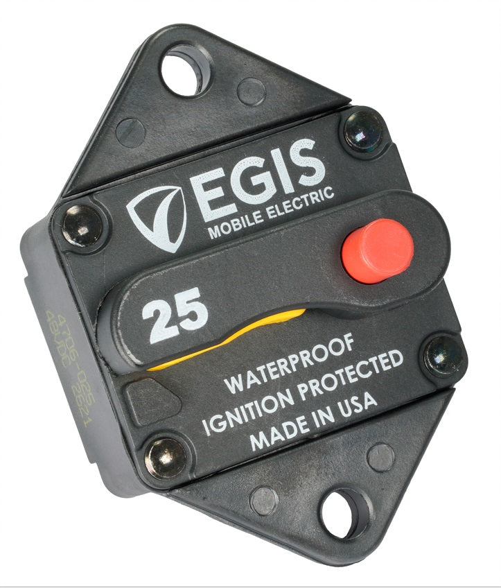 Egis 285-series 25 Amp Circuit Breaker Panel Mount - Boat Gear USA