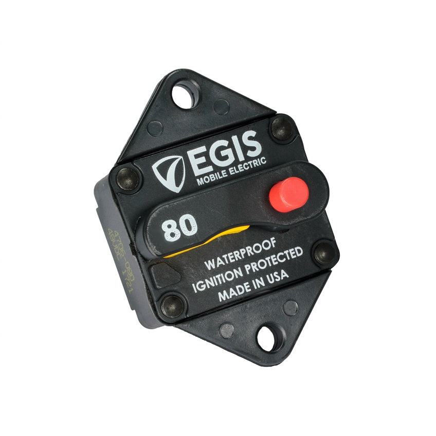 Egis 285-series 80 Amp Circuit Breaker Panel Mount - Boat Gear USA