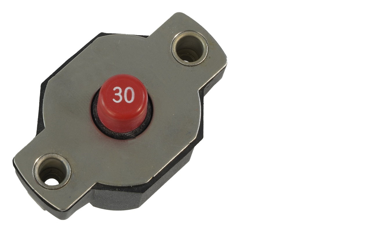 Egis 30a Medium Duty Push Button Circuit Breaker - Boat Gear USA