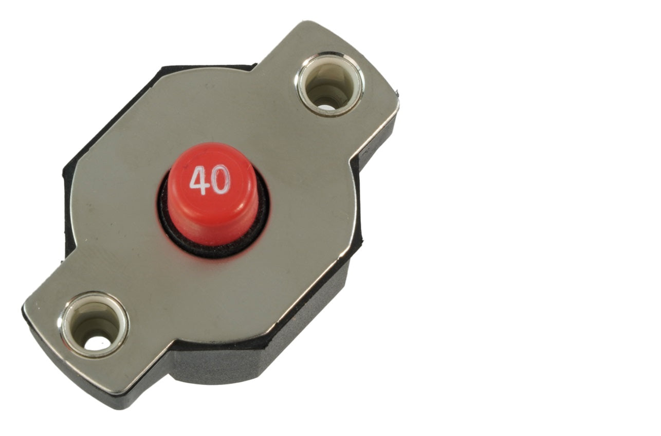 Egis 40a Medium Duty Push Button Circuit Breaker - Boat Gear USA