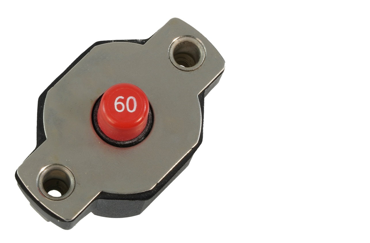 Egis 60a Medium Duty Push Button Circuit Breaker - Boat Gear USA