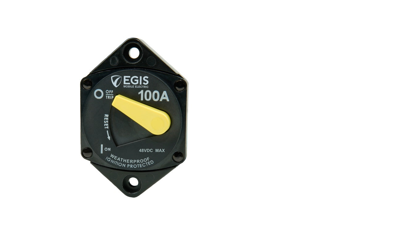 Egis 87-series 100 Amp Circuit Breaker Panel Mount - Boat Gear USA