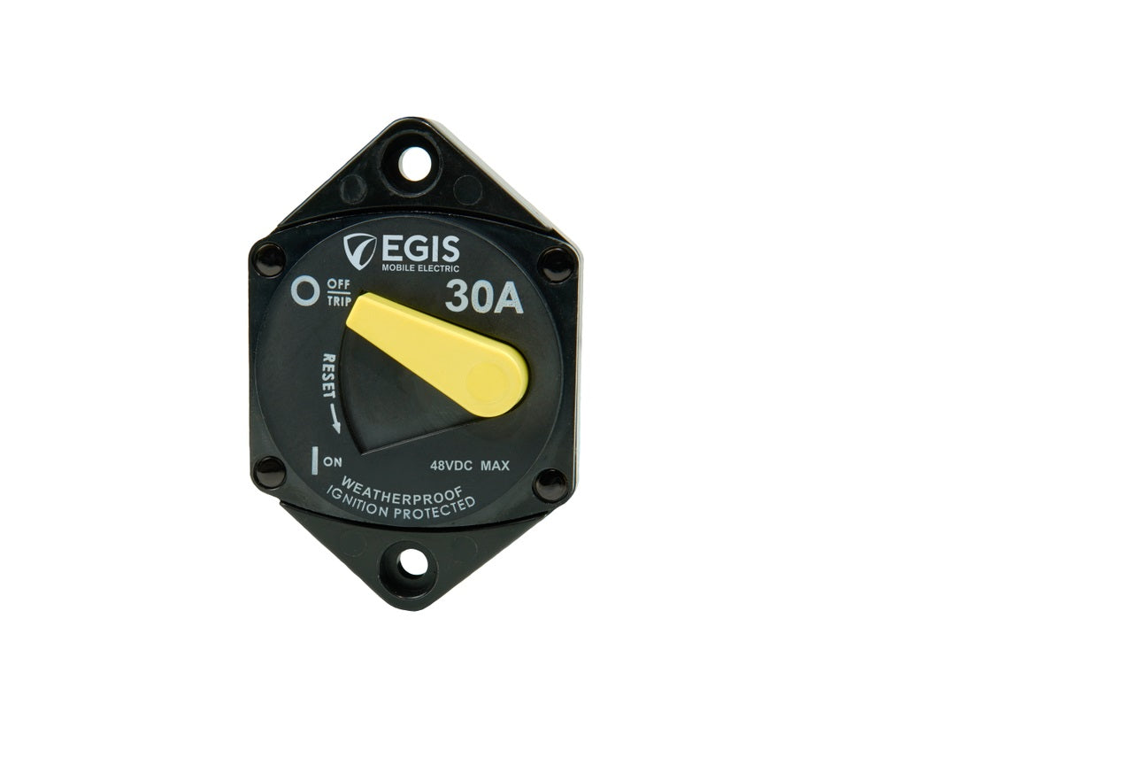 Egis 87-series 30 Amp Circuit Breaker Panel Mount - Boat Gear USA