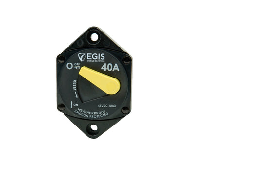 Egis 87-series 40 Amp Circuit Breaker Panel Mount - Boat Gear USA