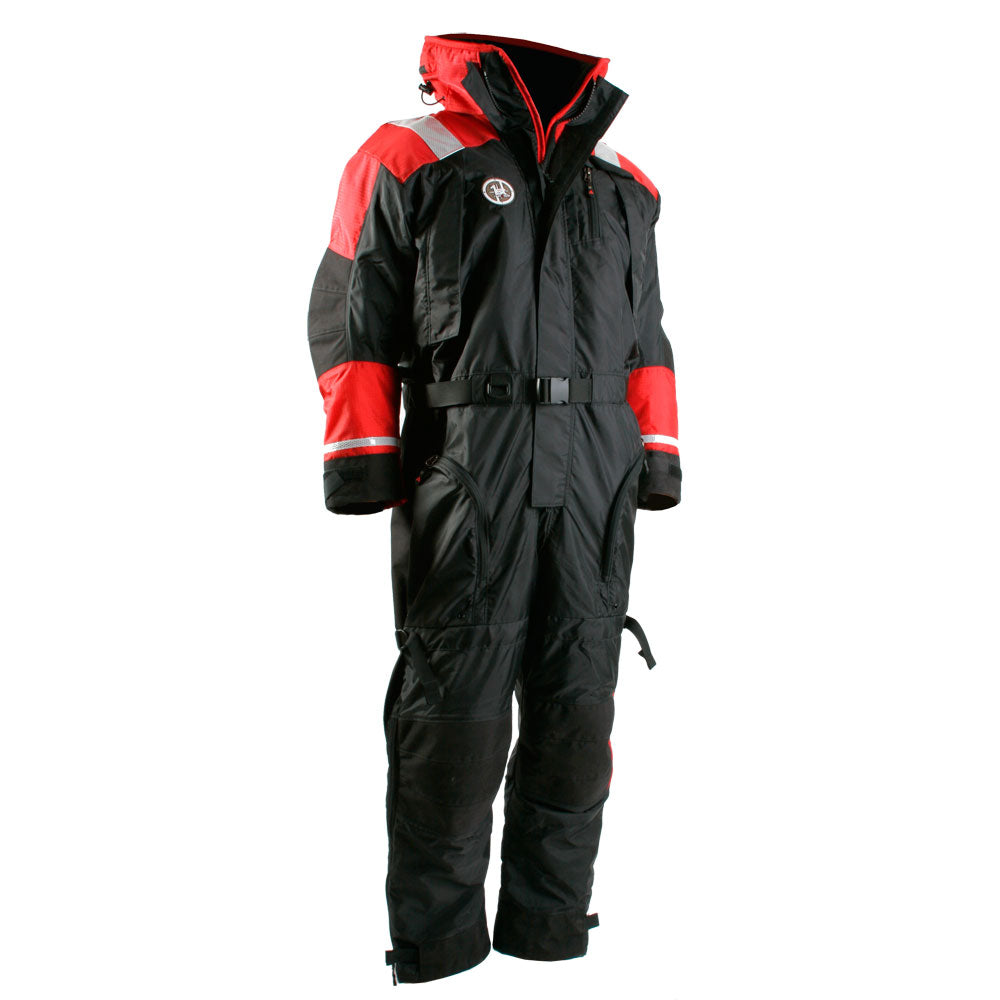 First Watch AS-1100 Flotation Suit - Red/Black - XL - Boat Gear USA