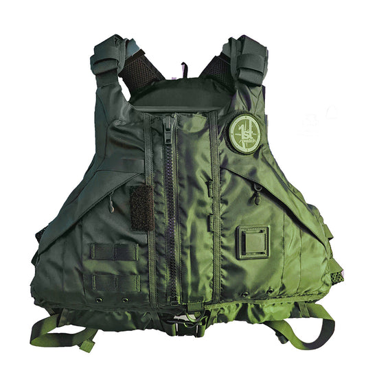 First Watch AV-1000 Kayak Style Duty PFD - Green - M/L - Boat Gear USA