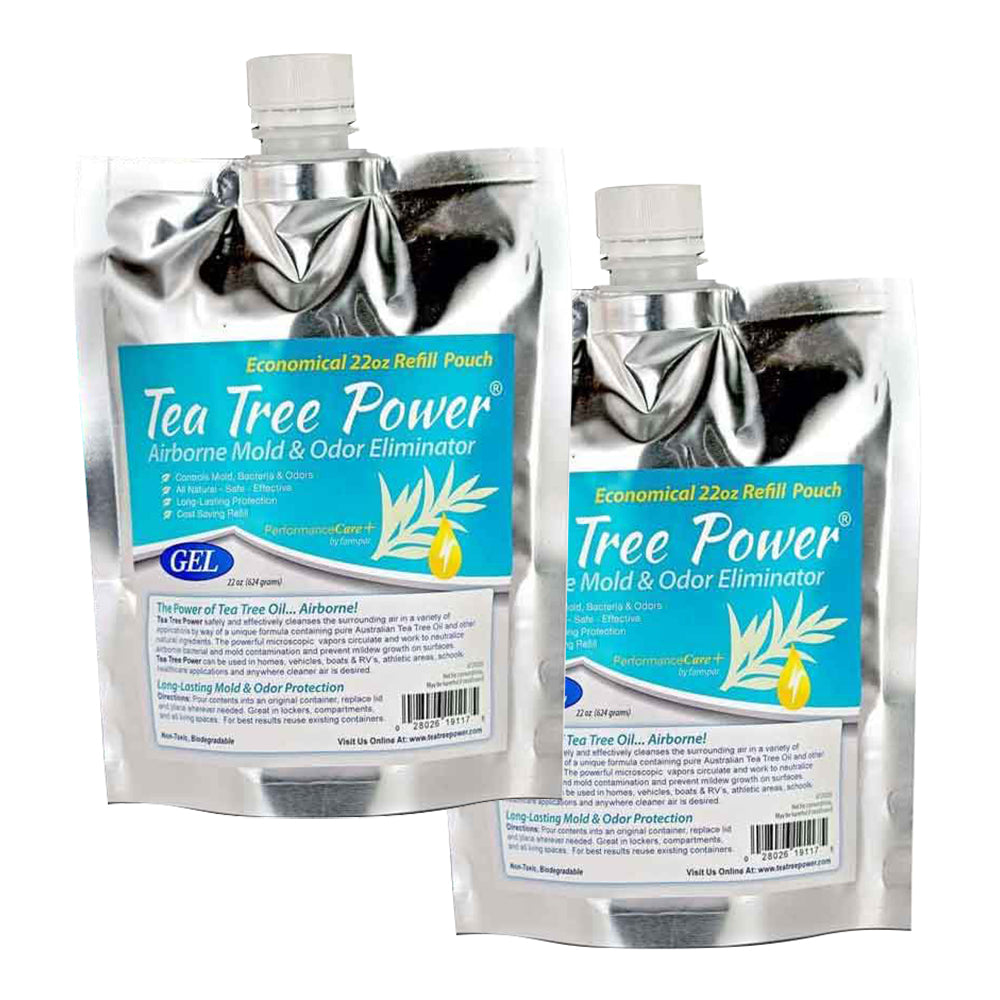 Forespar Tea Tree Power 44oz Refill Pouches (2)-22oz pouches - Boat Gear USA