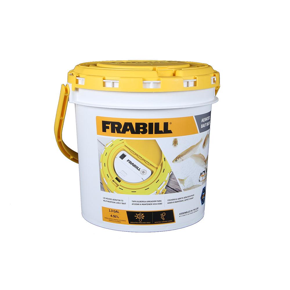 Frabill Dual Fish Bait Bucket w/Aerator Built-In - Boat Gear USA