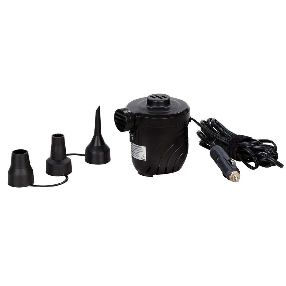 Full Throttle 12V Power Air Pump - Black - Boat Gear USA