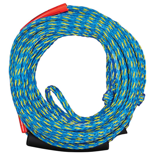 Full Throttle 2 Rider Tow Rope - Blue/Yellow - Boat Gear USA