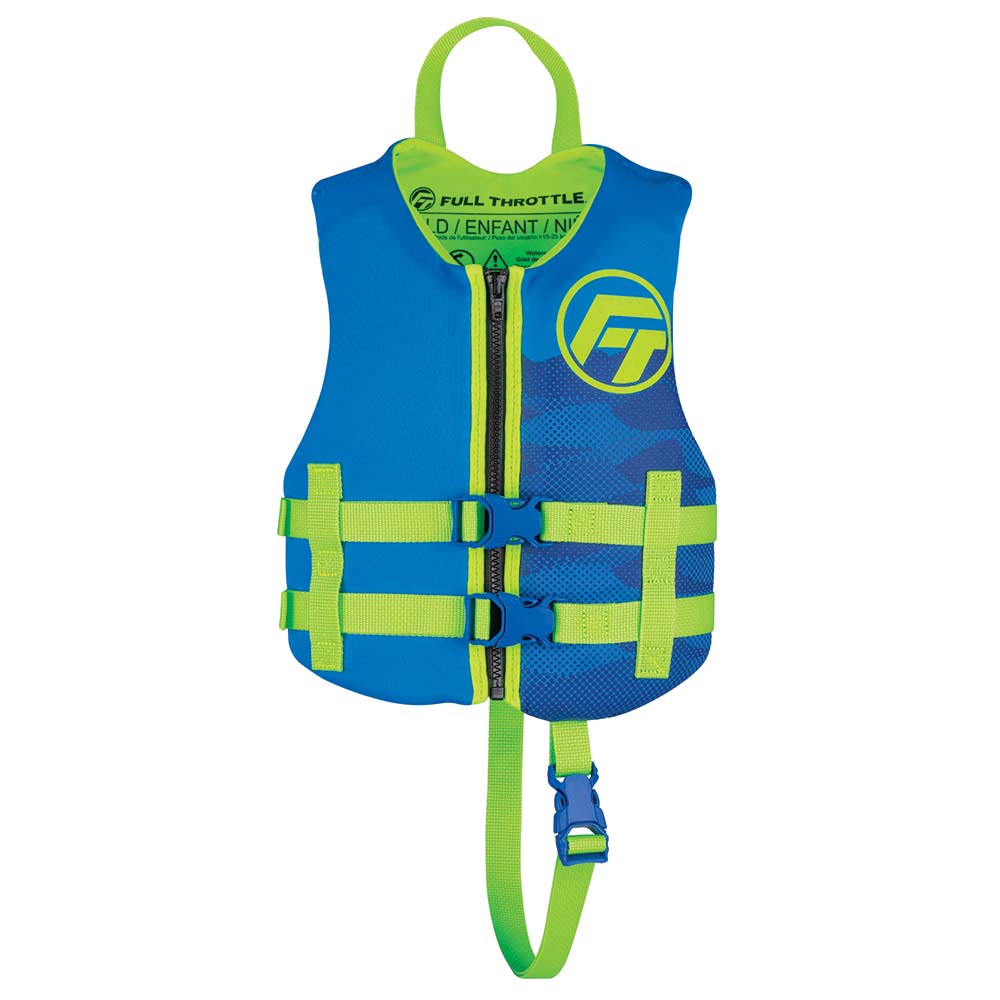 Full Throttle Child Rapid-Dry Life Jacket -Blue - Boat Gear USA