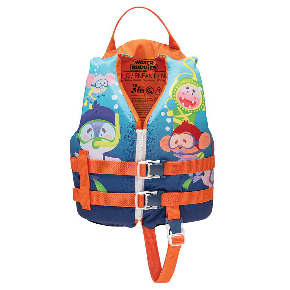 Full Throttle Child Water Buddies Life Vest - Shark - 30-50lbs Type III - Boat Gear USA