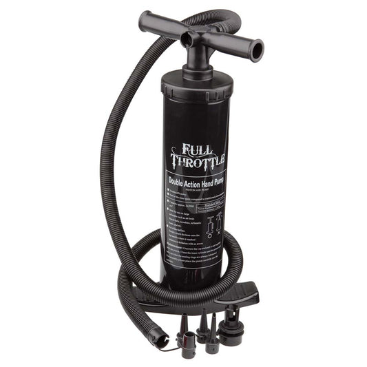 Full Throttle Dual Action Hand Pump - Black - Boat Gear USA