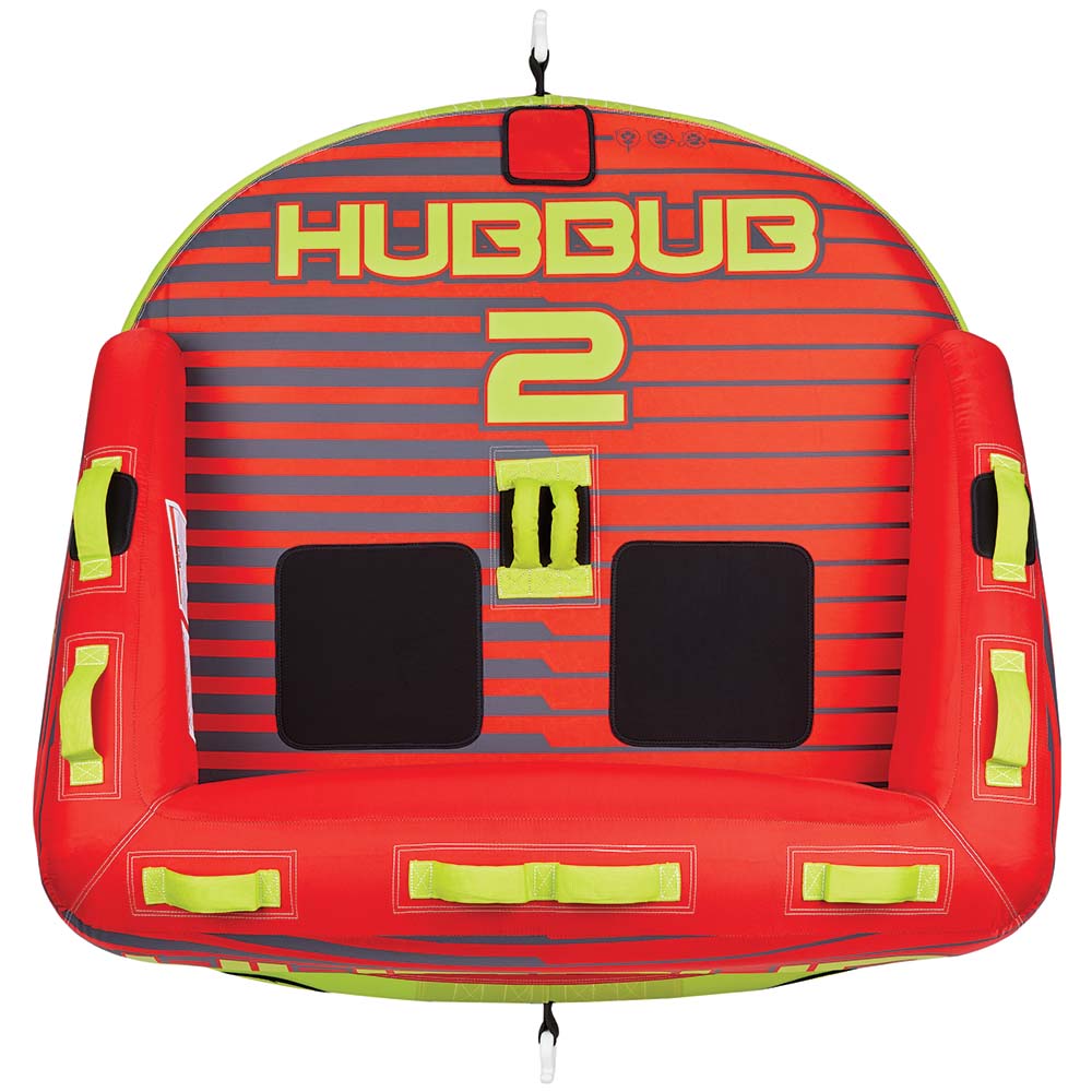 Full Throttle Hubbub 2 Towable Tube - 2 Rider - Red - Boat Gear USA