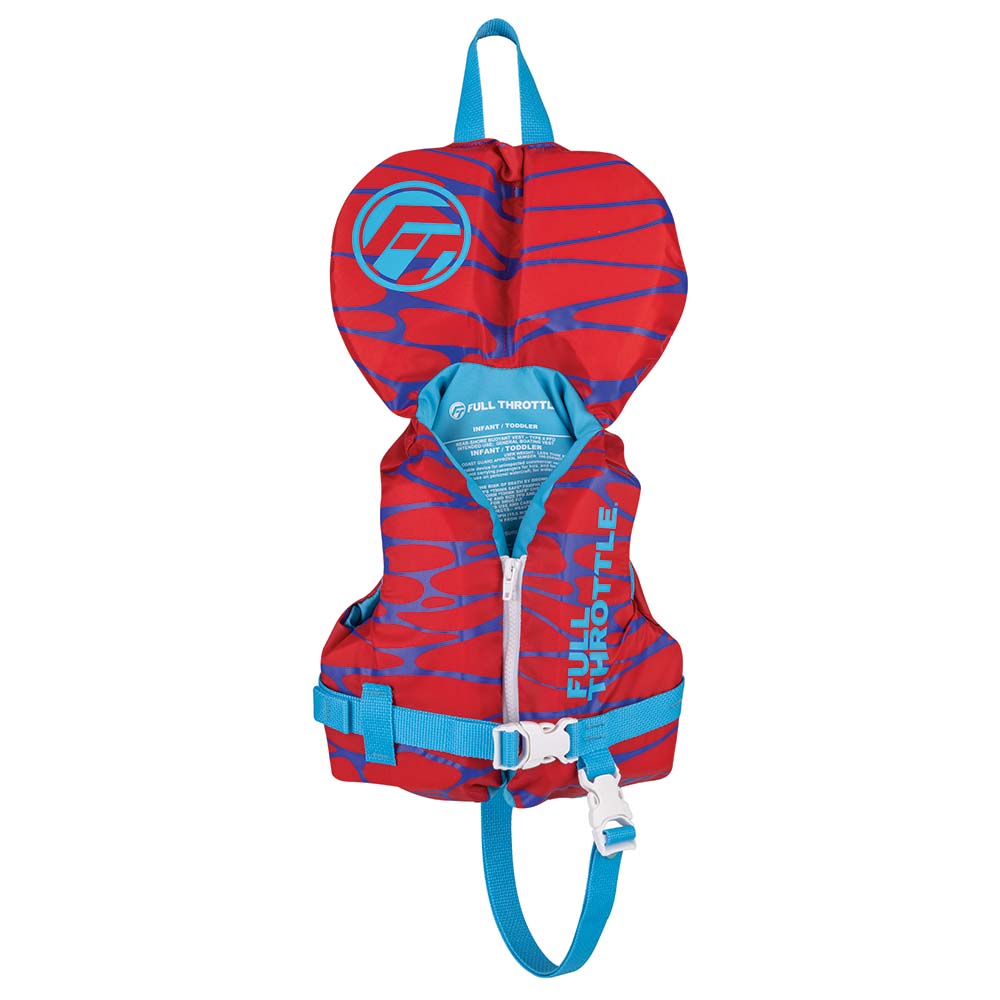 Full Throttle Infant Nylon Life Jacket - Red - Boat Gear USA